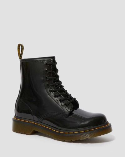 Botas Con Cordones Dr Martens 1460 Patent Cuero Para Mujer DR4407D
